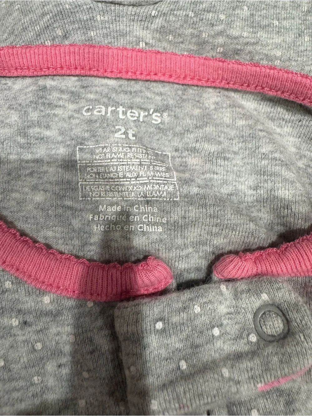 Carter's - Pajama Bundle in 2T - Fleece and Cotton, Zip Closure with Some Footed